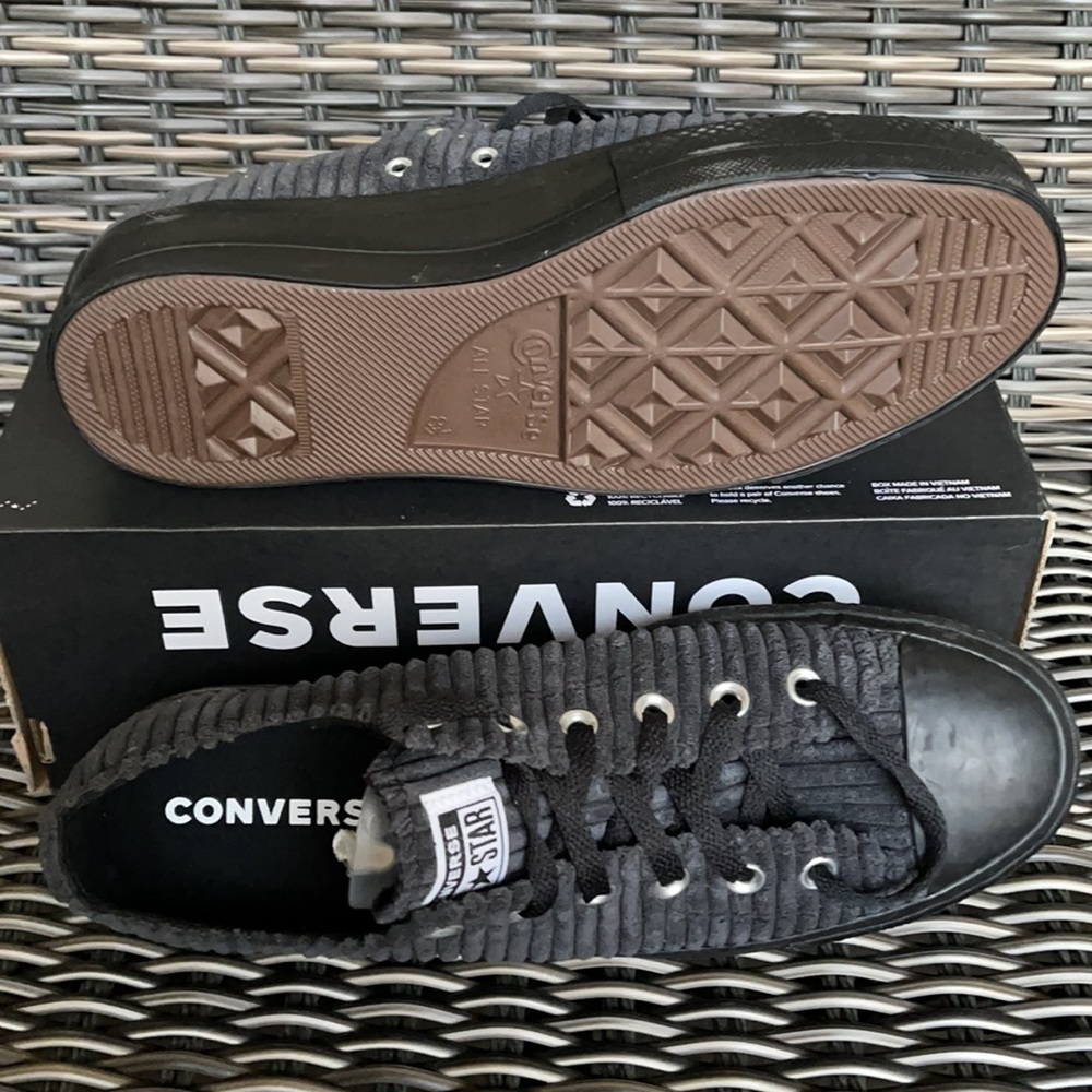 Converse Ctas Lift Platforms OX Black/Black/Black WMNS - Picture 4 of 16
